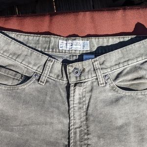 Vintage 1990s Abercrombie & Fitch Army Green Corduroy